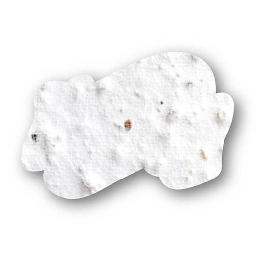 white cloud seed paper