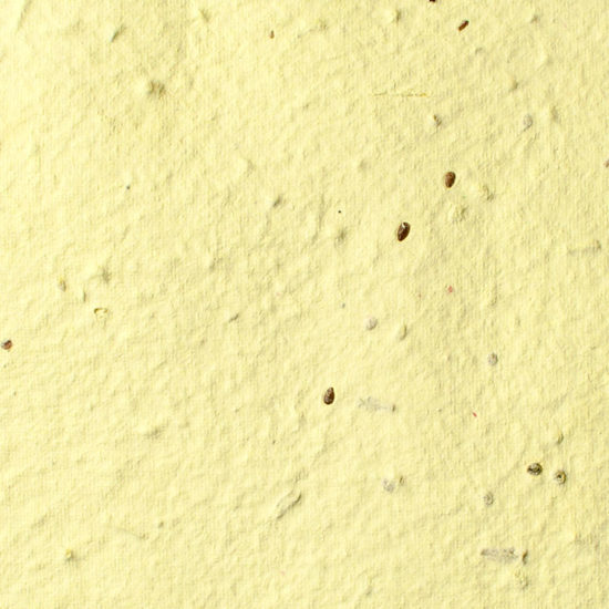 light yellow Plantable Seed Paper