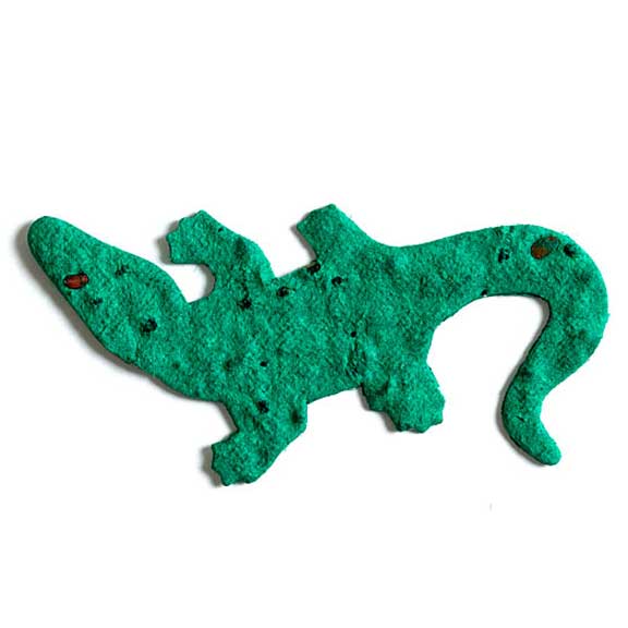 Forest Green Alligator Seed Paper