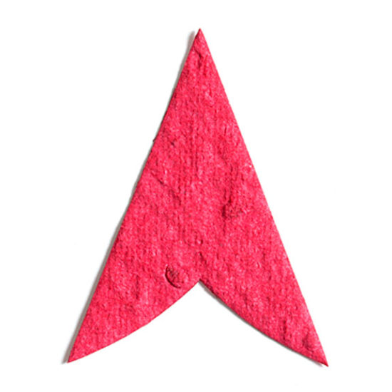 Cranberry Red Arrowhead Seed Paper