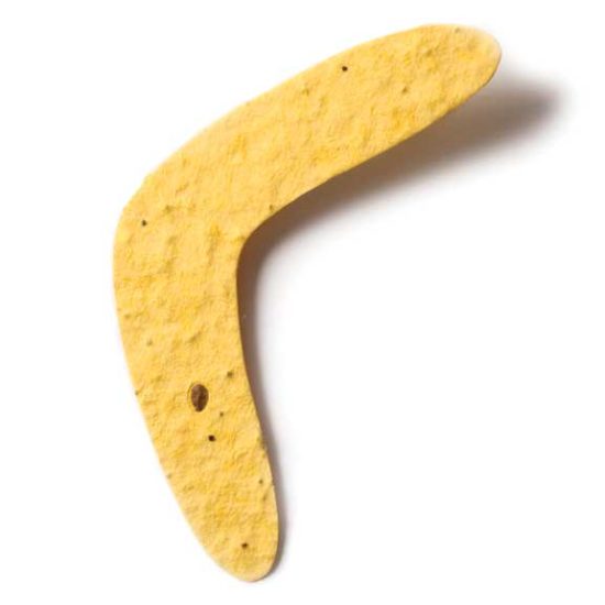 Yellow Boomerang Seed Paper