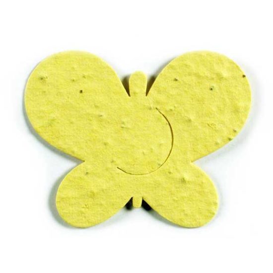 Small Yellow Butterfly Seed Paper