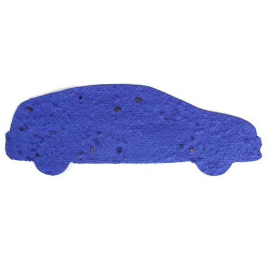 Blue-Purple Car Seed Paper