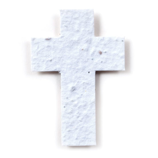 White Cross Plantable Seed Paper