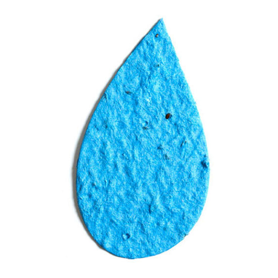 Blue Water droplet-2 Seed Paper
