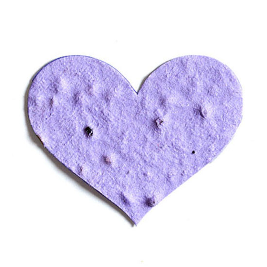 Light Purple Heart Seed Paper