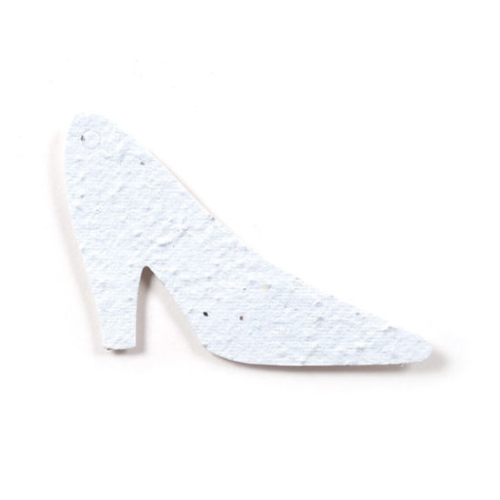 White High Heel Seed Paper