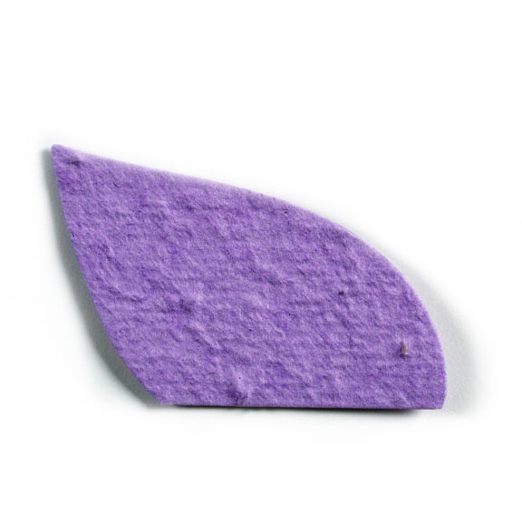 Light Purple Cut Leaf Seed Paper
