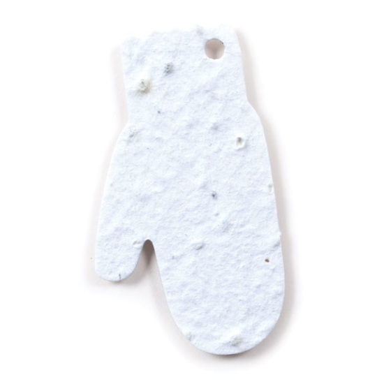White Mitten Biodegradable Paper