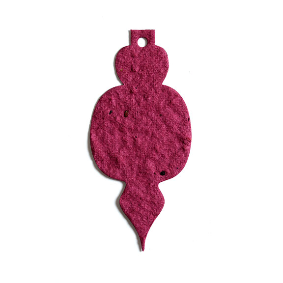 Burgundy Ornament Seed Paper