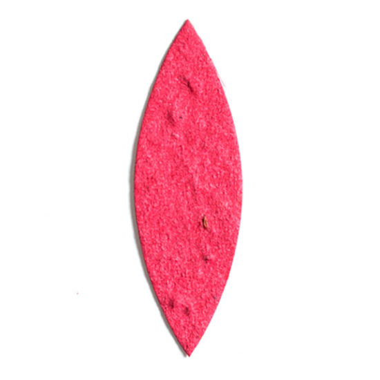 Cranberry Red Willow Leaf Seed Paper