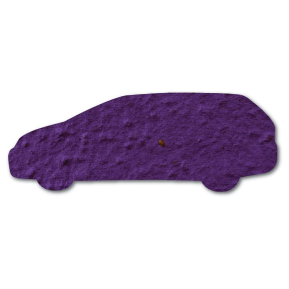 4.9" x 1.8" product car seed paper