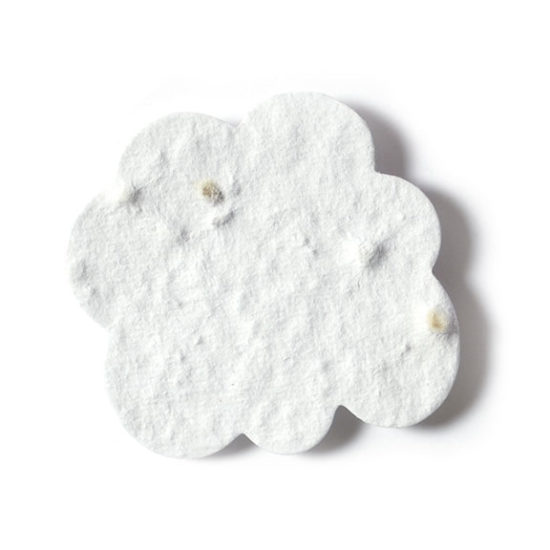 white cloud plantable paper