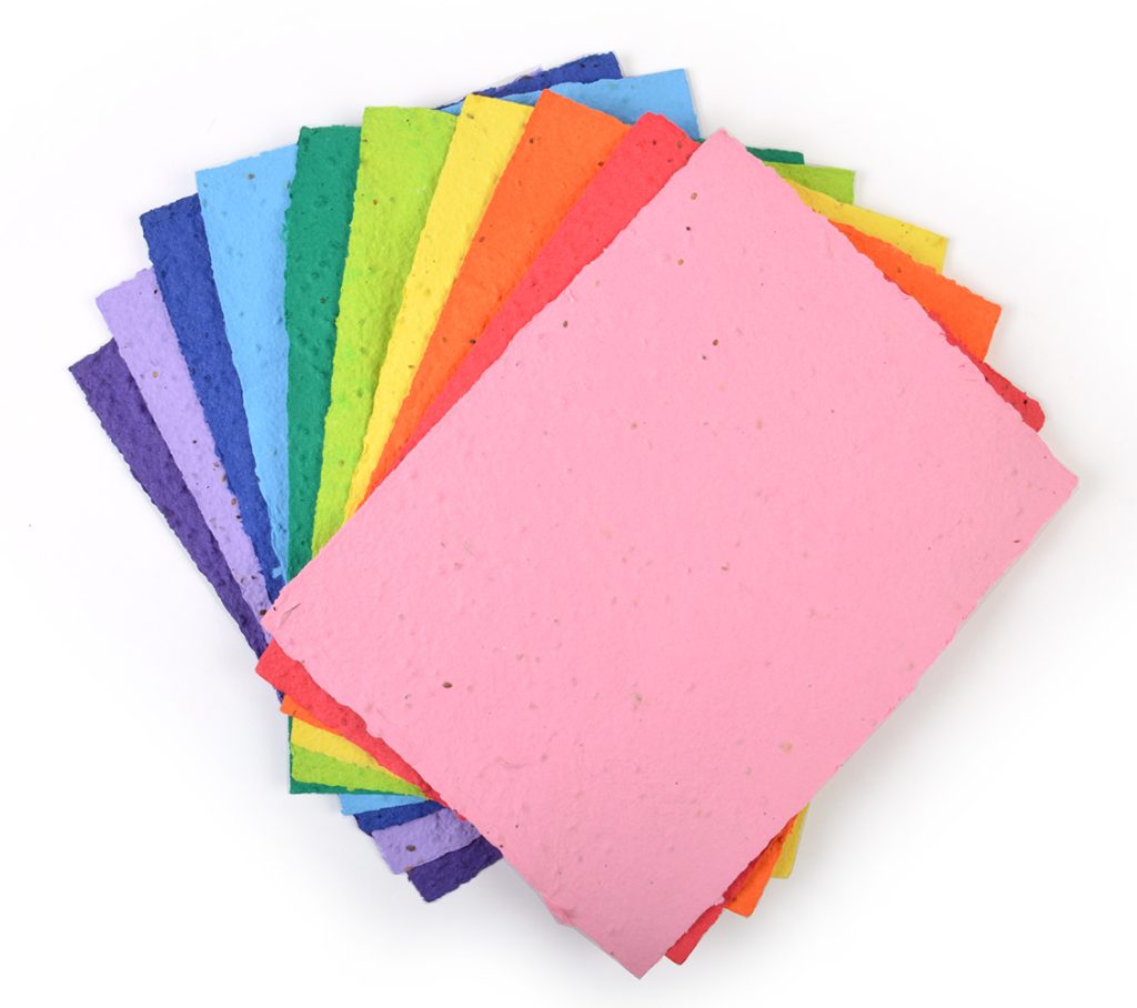 Colorful Seed Paper